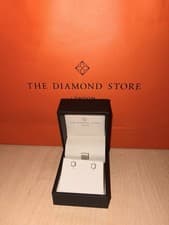 Image of Diamond Stud Earrings 0.5CT H/SI Quality In 9k White Gold - 4.2MM