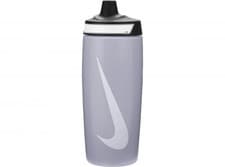 Image of Nike Refuel Bottle 18 OZ Wolf Grey Black White Gym Sports Water Bottle Hydration
