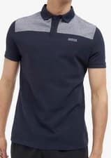 Image of Barbour International Morse Polo T Mens Small Navy Blue New With Tag RRP £60