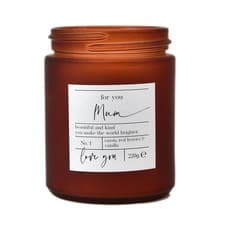 Image of "For you Mum" Boxed Soy Wax Candle - Cassis, red berries & vanilla 220g