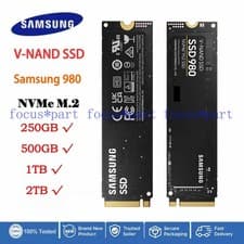Image of SAMSUNG SSD 980 250GB 500GB 1T 2T NVMe Internal Hard Disk For Laptop Desktop lot
