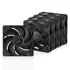 Image of 5x ARCTIC P14 Pro PST 140mm 14cm PWM PST 4-Pin PC Case Fan Black 2500RPM 110CFM