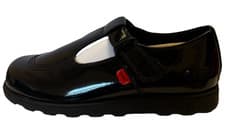 Image of Kickers Fragma T Bar Junior Girls Shoes UK 3 US 5 EU 36 REF SF893 =