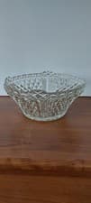 Image of Waterford Marquis 10" Diamond Cut Crystal Basketweave Bowl