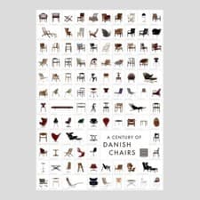 Image of A Century of Danish Chairs Poster 100cm x 70cm