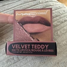 Image of MAC Mini MACximal Matte Lipstick 1.7g 617 Velvet Teddy BRAND NEW & BOXED