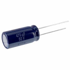Image of Panasonic ECA1HM471 470uF 20% 50V 85°c Radial Aluminium Electrolytic