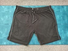 Image of D555 Mens Pack Of 2 Jersey Short With Side Strip in Black/Charcoal Size UK 4XL