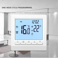 Image of Programmable Room Thermostat for Home Office and Hotel Heating Systems