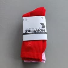 Image of Salomon Everyday Crew Socks 3-Pack Multi-Colour 🧦 FREE UK P&P ON 5+