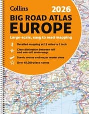 Image of Collins 2026 Big Road Atlas Europe by Collins Maps Spiral bound