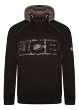 Image of JCB Horton Mens Black/Grey Trade Work Pull Over Sweat Shirt Hoodie
