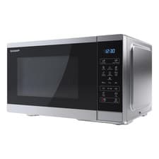Image of Sharp 25L Solo Microwave 900W, 11 Power Levels, Touch Digital, Silver