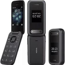 Image of Genuine Nokia 2660 Flip 4G Black Unlocked Dual Sim 4G Version Big Buttons