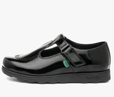 Image of Kickers Fragma T-Bar Patel Junior school shoes