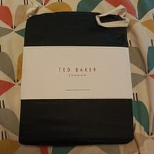 Image of Ted Baker Square Oxford Pillowcase Black Brand New And Unopened 100% Cotton