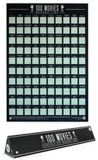 Image of 100 Scratch Off Bucket List Poster Movies To Watch A2 Ideal Gift For Film Fan UK