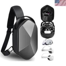 Image of Travel Carrying Case for Oculus Meta Quest 3S/Quest 3/Quest 2 VR Headset and ...