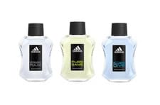 Image of 2 x 100ml Adidas Eau de Toilette Spray Ice Dive, Pure Game, Dynamic Pulse