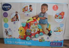 Image of VTech Baby 4-in-1 Alphabet Train, Baby Walker with Lights, Sounds and Songs