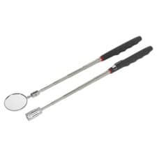 Image of Sealey Telescopic Magnetic LED Pick-Up Tool & Inspection Mirror Set 2pc S0941