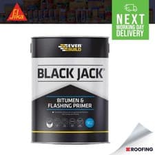 Image of 902 Bitumen and Flashing Primer | Everbuild Black Jack | Waterproof Seal 1 Litre