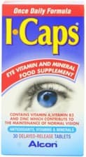 Image of ICaps Lutein and Zeaxanthin Formula 30 Tablets-single pack