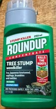 Image of Roundup Tree Stump Weedkiller, Super Concentrate 250 ml