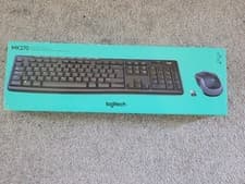 Image of Logitech MK270 Wireless Black Mouse and Keyboard Combo Brand New and Unopened