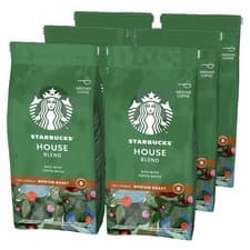 Image of STARBUCKS House Blend Medium Roast Ground Coffee 200g (Pack of 6)