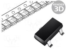 Image of 100V SMD Ifsm: 2A 350mW 0.2A 4ns Diode: switching SOT23