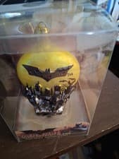 Image of WB DC Batman Begins Christmas Ornament Hand Painted Blown Glass Kurt Adler New