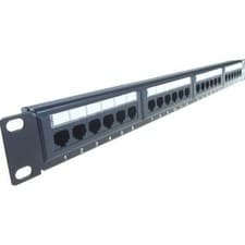 Image of Group Gear Connektgear 24 Port Patch Panel Cat5E Idc Punch Down 19 ". Networking