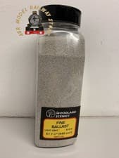 Image of Woodland Scenics B1374 Ballast - Fine Light Grey Shaker Bottle