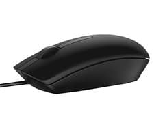 Image of Dell MS116-BK USB Optical Mouse Black Wired 1000 DPI Plug & Play PC Laptop