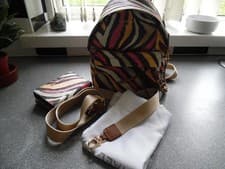 Image of Michael Kors RARE Covertible Backpack -Brown Multi & matching purse. New.
