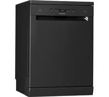 Image of HOTPOINT HFC 3C26 WC B UK Full-size Dishwasher - Black - REFURB-C - Currys