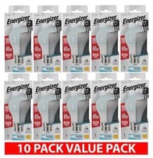 Image of 10 X GLS B22 BAYONET 60W LED LIGHT BULBS LAMP DAYLIGHT WHITE 60 WATT ENERGIZER