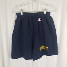 Image of Vintage Champion Marquette Logo Shorts Mens size L 36-38 Drawstring NCAA 50/50