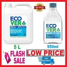 Image of Ecover Washing Up Liquid Refill Camomile & Clementine 950ml OR 5L Choose Volume