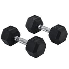 Image of Hexagonal Dumbbells Kit Weight Lifting Exercise for Home Fitness 2x8kg HOMCOM