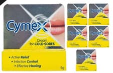 Image of Cymex Cream For Cold Sores & & Dry Cracked Lips - 5G X 6