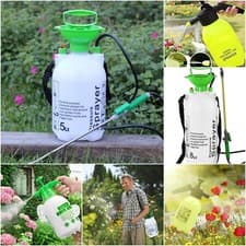 Image of Garden Sprayer Pressure Hand Pump Action with Adjustable Nozzle Weed Insecticide