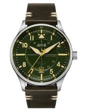 Image of AVI-8 Hawker Hurricane Green Dial Automatic Sports Men's Watch AV-4094-03