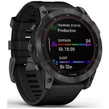 Image of Garmin Fenix 7X Sapphire Solar Multisport GPS Watch 51MM Slate