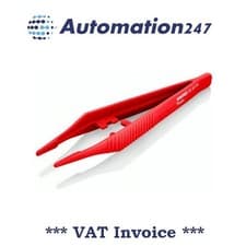 Image of Knipex 926984 92 69 84 Tweezers Plastic 129mm Straight Blades 3.5mm 001996
