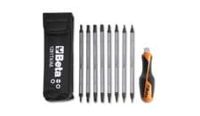 Image of 8 Reversible Screwdrivers 1 Accessory in Case - Beta Tools 1281BG-TX/A8