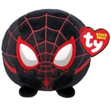 Image of OFFICIAL TY MARVEL MILES MORALES PUFFIES/BALLS COLLECTION SOFT TOY 3.5"42566