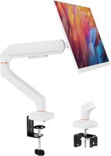 Image of Ibergrif Single Monitor Arm Desk Mount for 13-32 Inch Screen, Ergonomic Height A