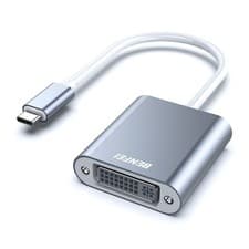 Image of USB C to DVI Adapter BENFEI Type-C to DVI Adapter Thunderbolt 3 Compatible 2